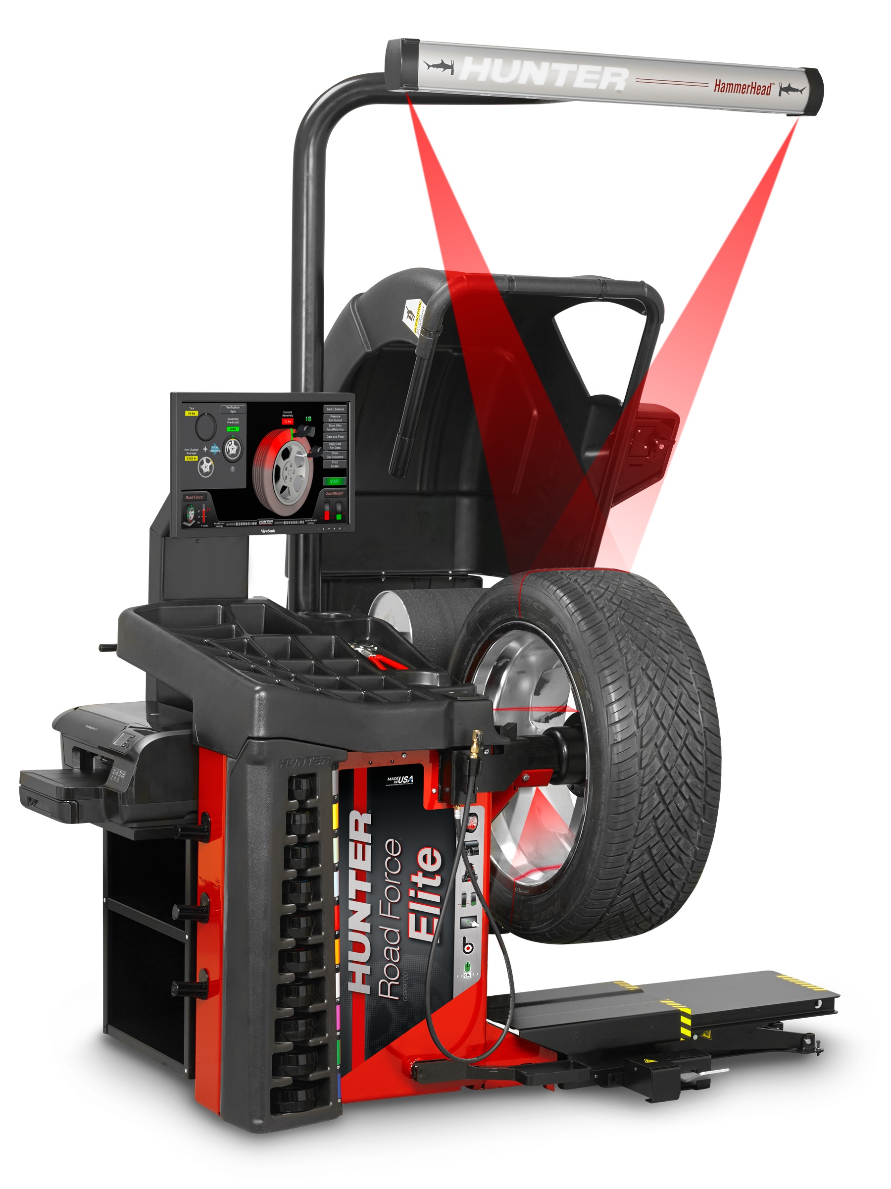 Hunter Road Force Elite Auswuchtmaschine bei Reifen Fihol in Burgau